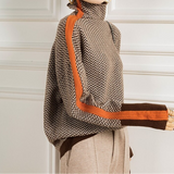 Leonor | Prabangus aukštos apykaklės megztinis