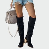 Odiniai ortopediniai batai iki kelių