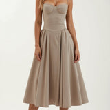 Odette Élégance | Midi suknelė su struktūrizuotu liemeniu