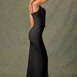 BELA™ | Elegantiška Korseto Suknelė iš Satino