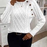 Francisca | Megztinis su mygtukais