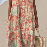 Ellis - Gėlių vintage suknelė