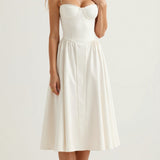 Odette Élégance | Midi suknelė su struktūrizuotu korsetu