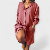 Clara | Laisvalaikio lininė blusa