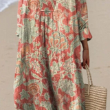 Ellis - Gėlių vintage suknelė