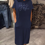 Saskia™ | Kasdienis suknelė su gobtuvu