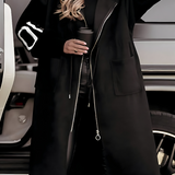 Rosa | Elegantiškas megztinis su gobtuvu