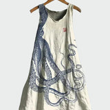 Suknelė su aštuonkojo raštu