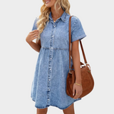 Dieninis Džinsinis Suknelė