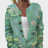 Ana - Rudens Gėlėtas Kardiganas