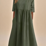 Minea™ | Lengvas Medvilnės Suknelė