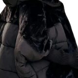 Dominika | Šiltas paltas su gobtuvu