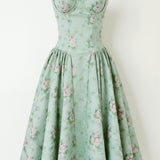 Odette Élégance | Midi suknelė su struktūrizuotu korsetu