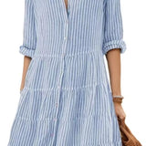 Anna – Vasarinė Suknelė Juostelėmis