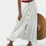 Ilga pusiau skaidri sijonas su iškirpte