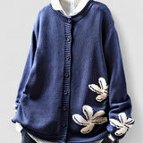 Safira | Gėlėtas megztinis