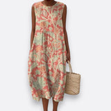 Ellis - Gėlių vintage suknelė