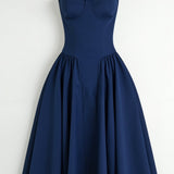 Odette Élégance | Midi suknelė su struktūrizuotu korsetu