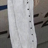 Rea - Atsipalaidavę dryžuoti laisvalaikio kelnės