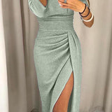 Natália | Prašmatni suknelė su atidengtais pečiais