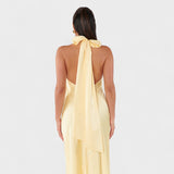 Martina - Suknelė su satino kaspinu