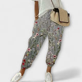 Aurora - Patogios lino ir medvilnės kelnės