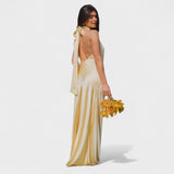 Martina - Suknelė su satino kaspinu