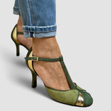 Taviana | Paskutiniai batai su T formos dirželiu ir uždara nosimi