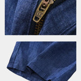 Felix™ | Lino Šortai Mėlyna Horizontas