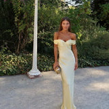 Bárbara | Maxi suknelė iš satino be nugaros