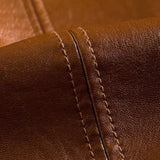 Jonas™ | Karamelinės spalvos odinė striukė