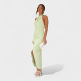 Camila - Ilga suknelė su klostėmis