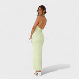 Camila - Ilga suknelė su klostėmis