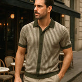 Laurits™ | Dryžuotas Megztinis Polo