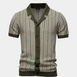 Laurits™ | Dryžuotas Megztinis Polo