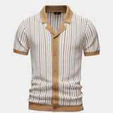 Laurits™ | Dryžuotas Megztinis Polo