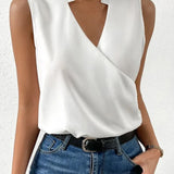 Salete | Moteriškas V formos iškirptės švelnus topas