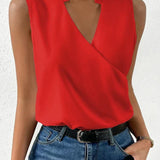 Salete | Moteriškas V formos iškirptės švelnus topas