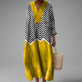 Carla | Elegantiškas Geometrinis Suknelė