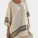 Noémia | Elegantiškas Lino Bambuko Daisy Komplektas