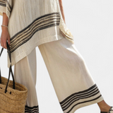 Noémia | Elegantiškas Lino Bambuko Daisy Komplektas