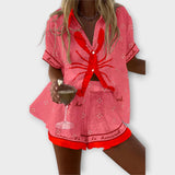 Beatriz | Pallina lengvas komplektas su rožinėmis omarų dekoracijomis