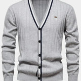 Oliver™ | Medvilnės megztinis su mygtukais