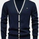 Oliver™ | Medvilnės megztinis su mygtukais