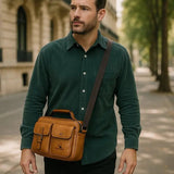 Oliver™ | Retro Kvadratinė Pečių Taška