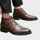 Parker™ | Dirbtinės odos Dvigubos Monk-strap Batai