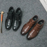 Parker™ | Dirbtinės odos Dvigubos Monk-strap Batai