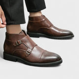 Parker™ | Dirbtinės odos Dvigubos Monk-strap Batai