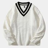 Poul™ | V-formos iškirpimas Megztinis