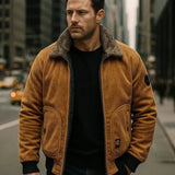 Rib™ | Šilta aksominė striukė